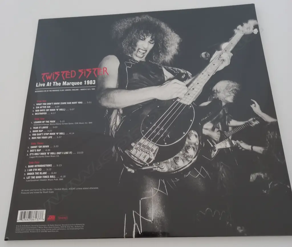Twisted Sister, Live At The Marquee 1983, (Sealed Album) Image 1++